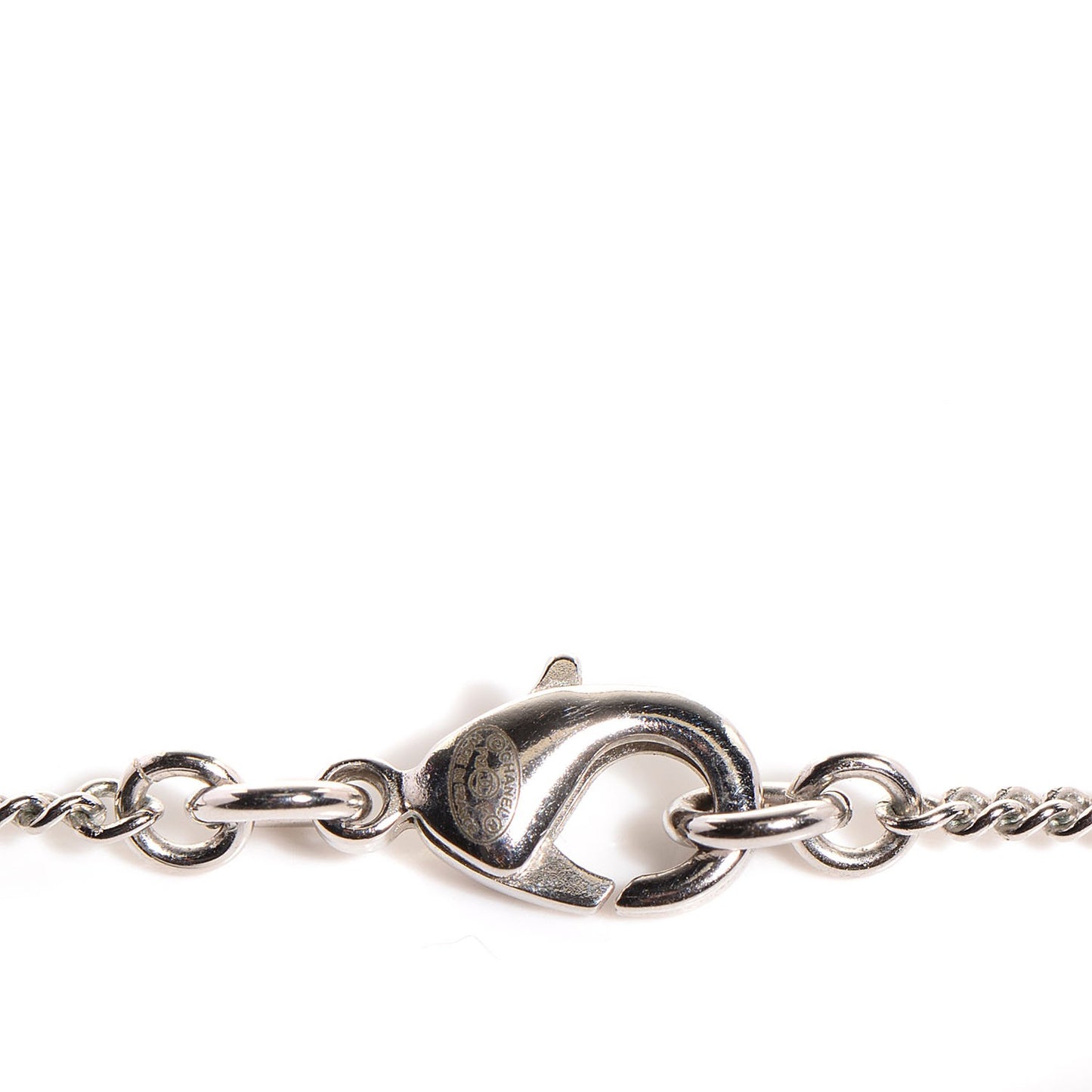 Crystal CC Timeless Necklace Silver