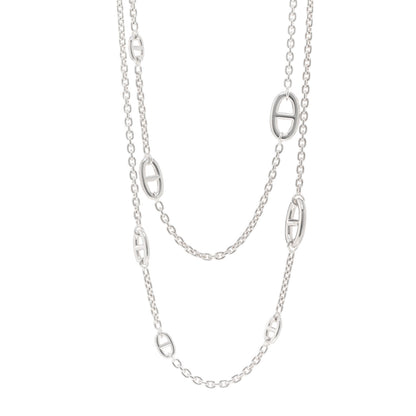 Hermes Sterling Silver Farandole Necklace 120 1 of 5