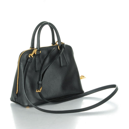 Prada Saffiano Lux Small Promenade Tote Black 3 of 8
