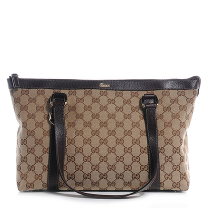 Gucci Monogram Medium Abbey Tote Brown 1 of 9