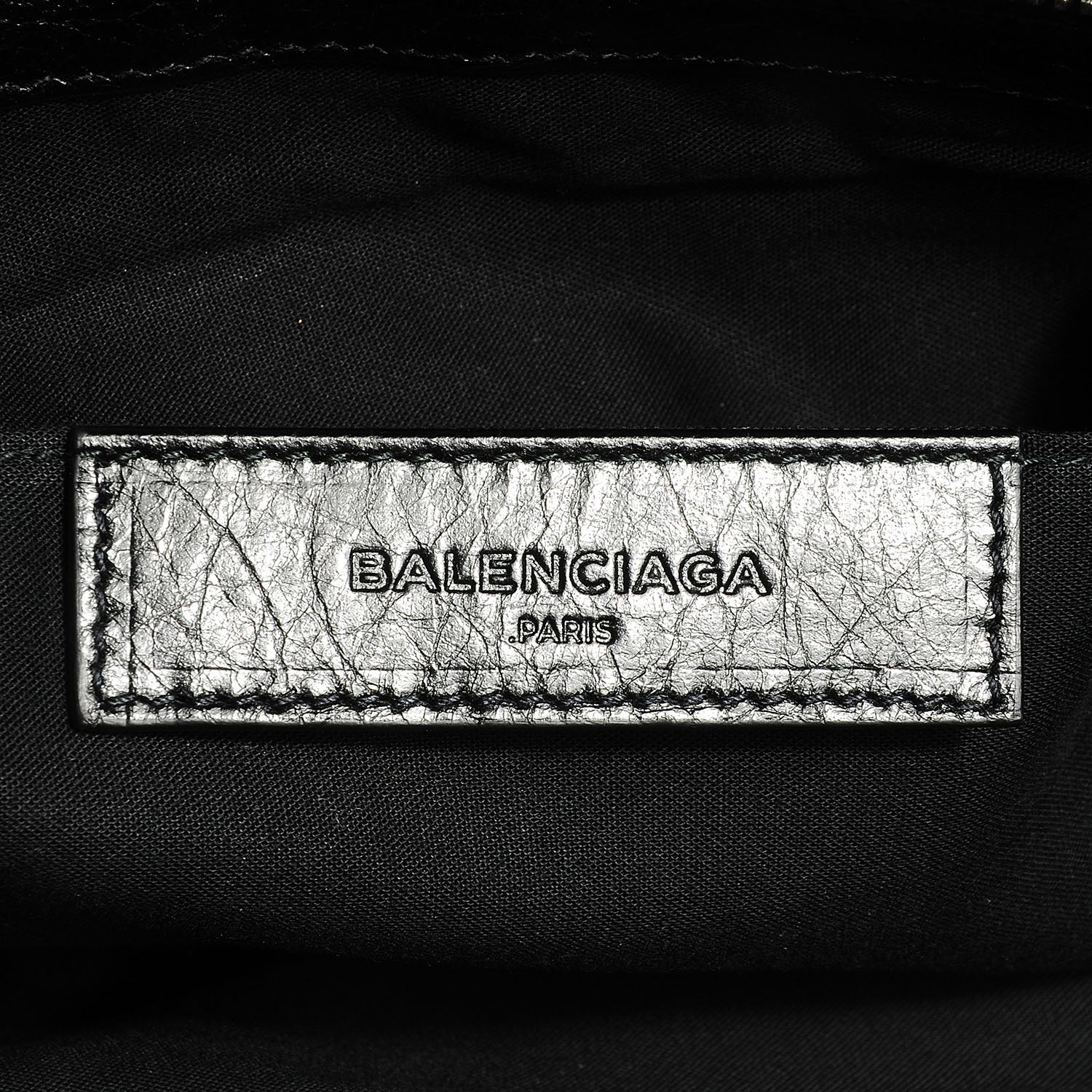 Balenciaga Agneau Arena Classic Hardware Large Clip Black 6 of 9