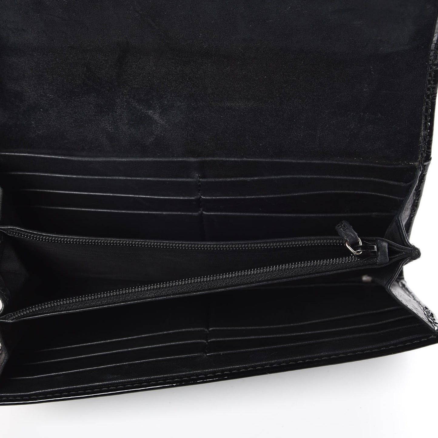 Patent Microguccissima Nice Wallet Black