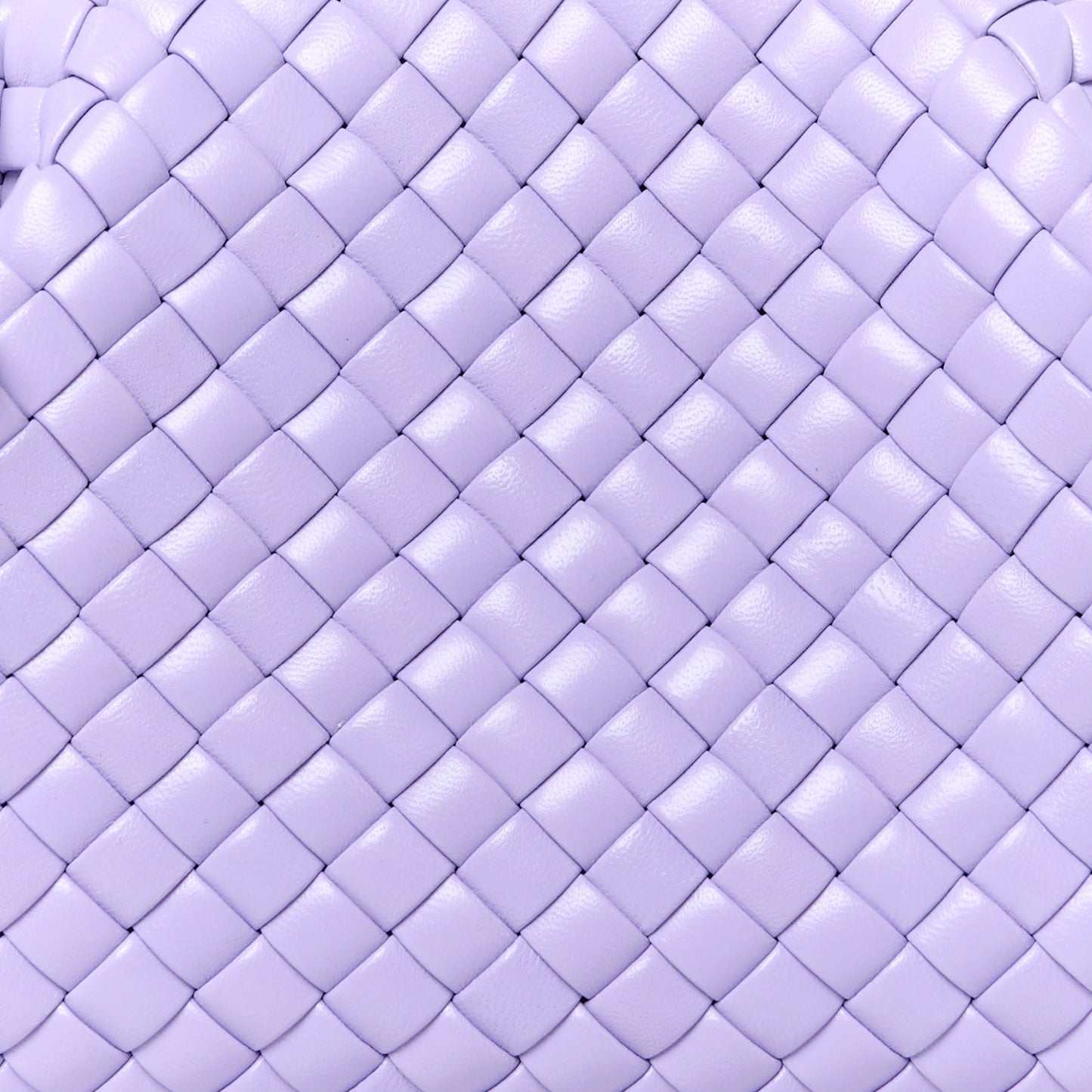 Nappa Intreccio Mini Padded Handle Bag Wisteria