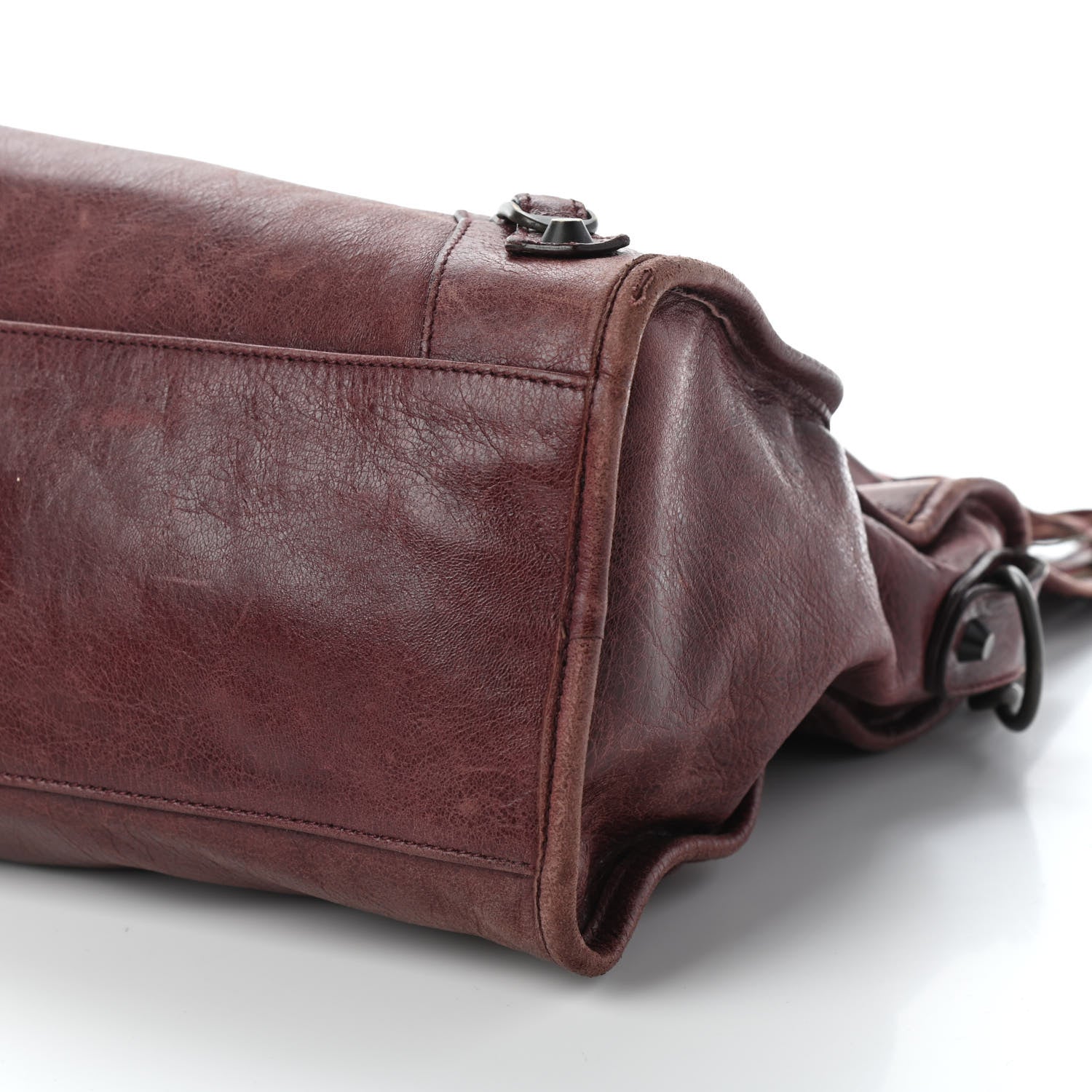 Balenciaga Agneau Classic Hardware City Dark Wine 7 of 7