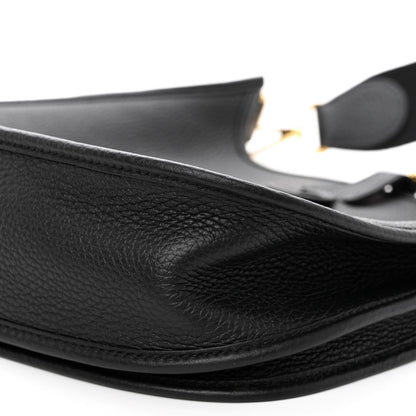 Hermes Taurillon Clemence Evelyne III PM Black 10 of 10