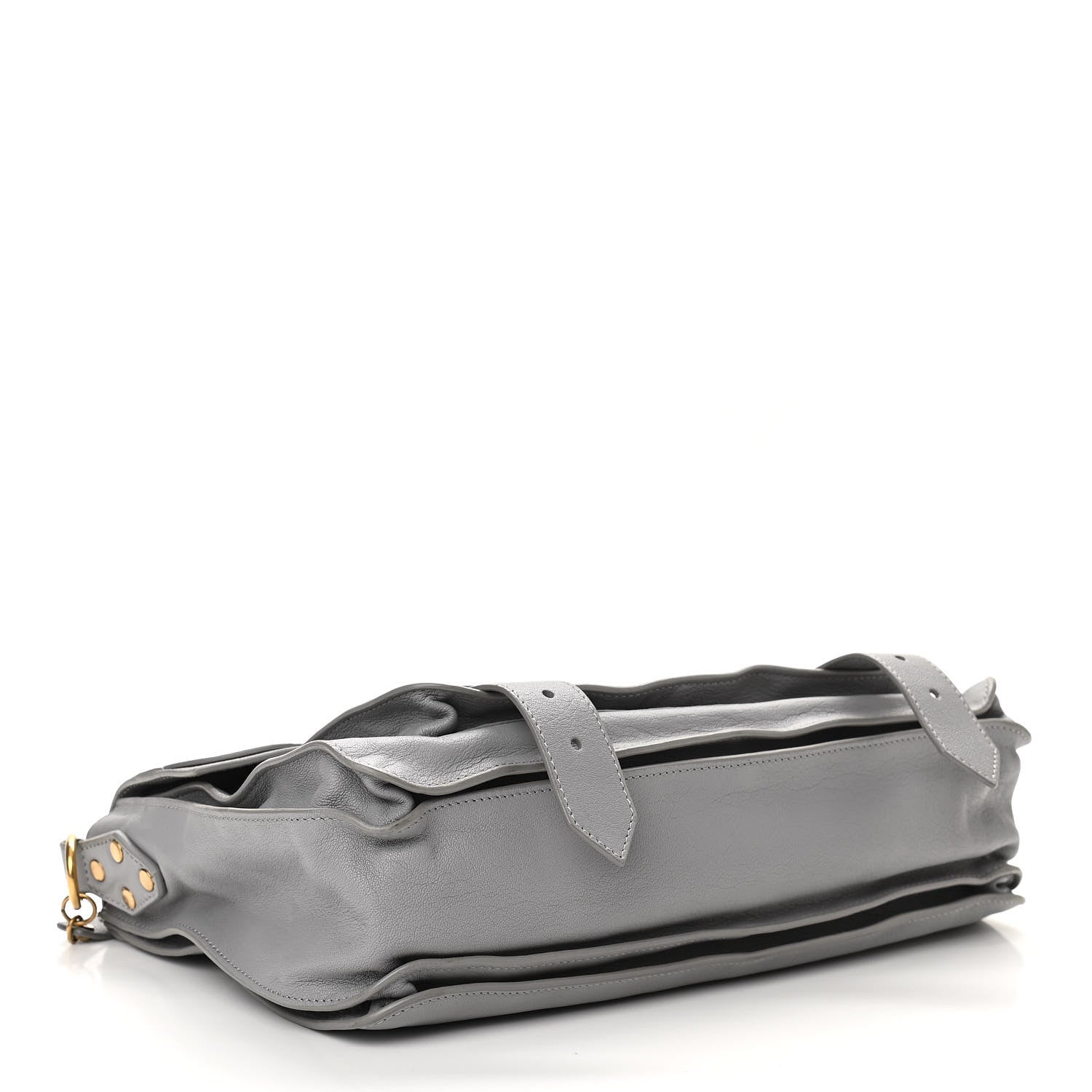 Proenza Schouler Lambskin Medium PS1 Satchel Concrete Grey 4 of 9