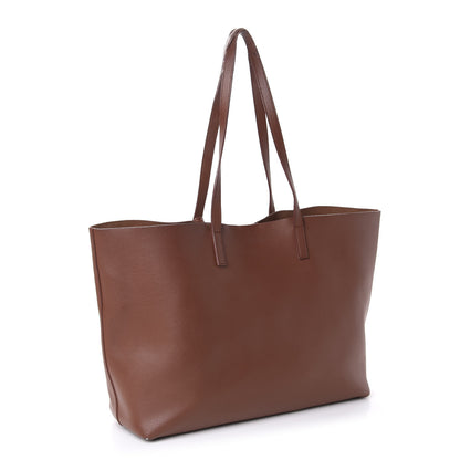 Saint Laurent Calfskin Large Shopping Tote Cognac 3 of 16