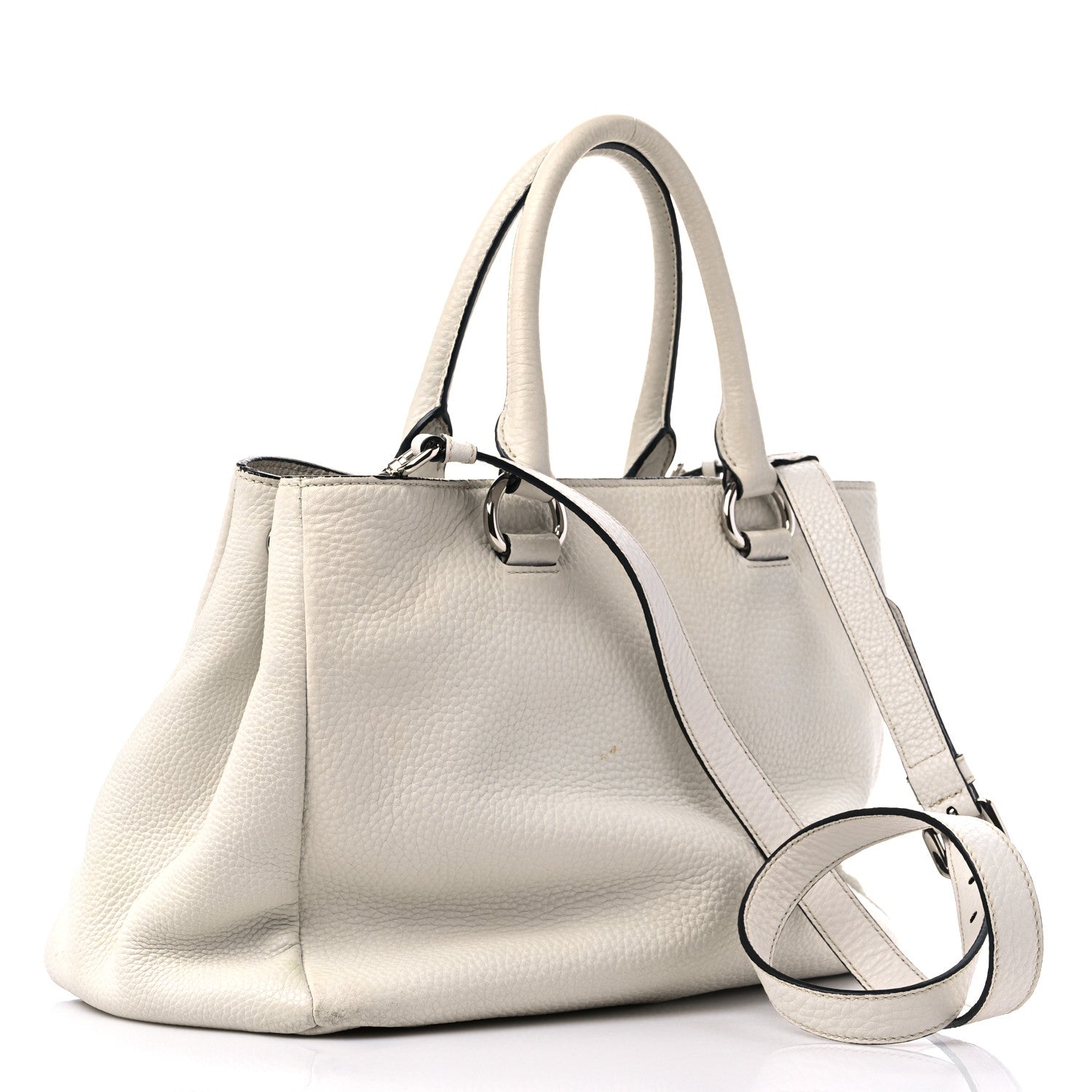 Prada Vitello Daino Shopping Tote Talco 3 of 13