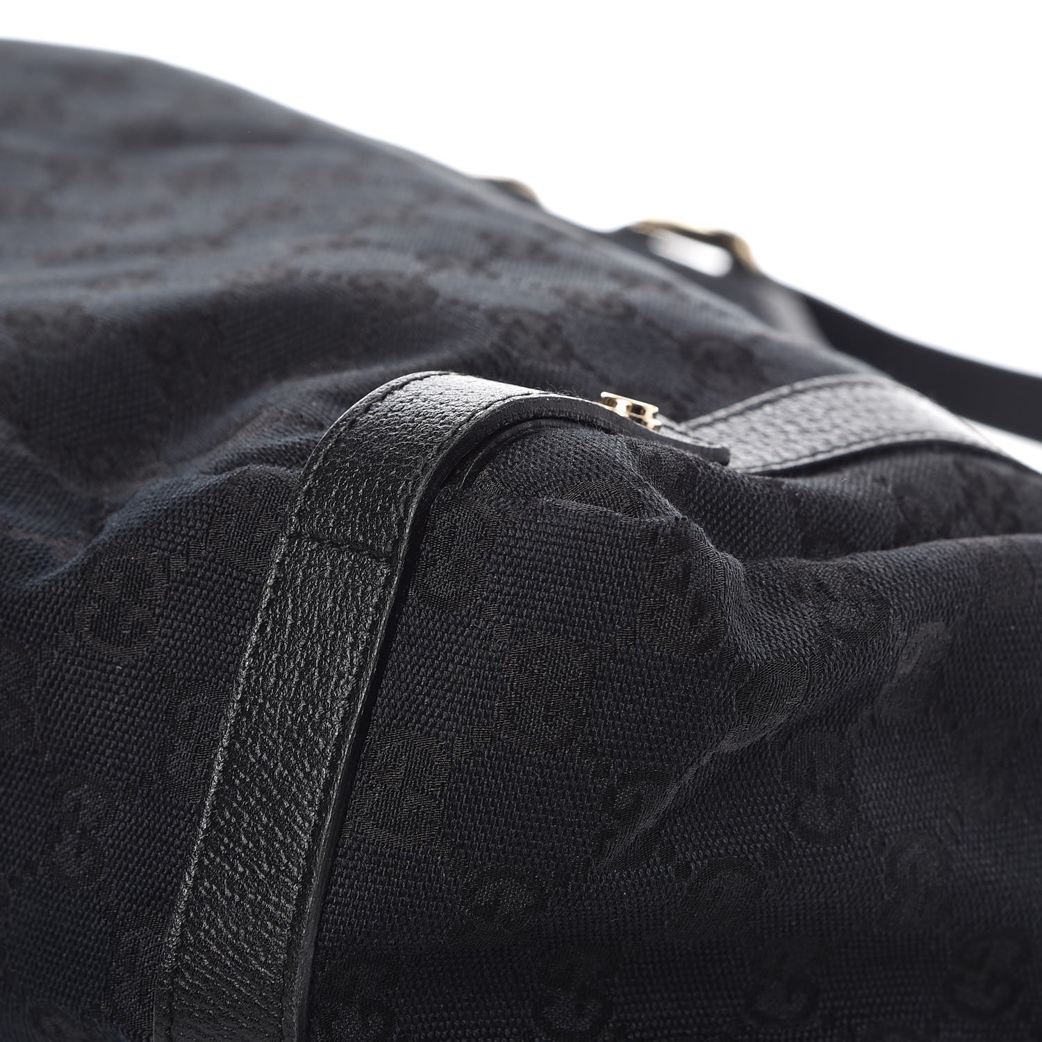 Gucci Monogram Medium Abbey Shoulder Bag Black 9 of 11