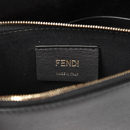 Fendi Vitello Liberty Lucido F is Fendi Medium Envelope Wallet on Chain Black 6 of 8