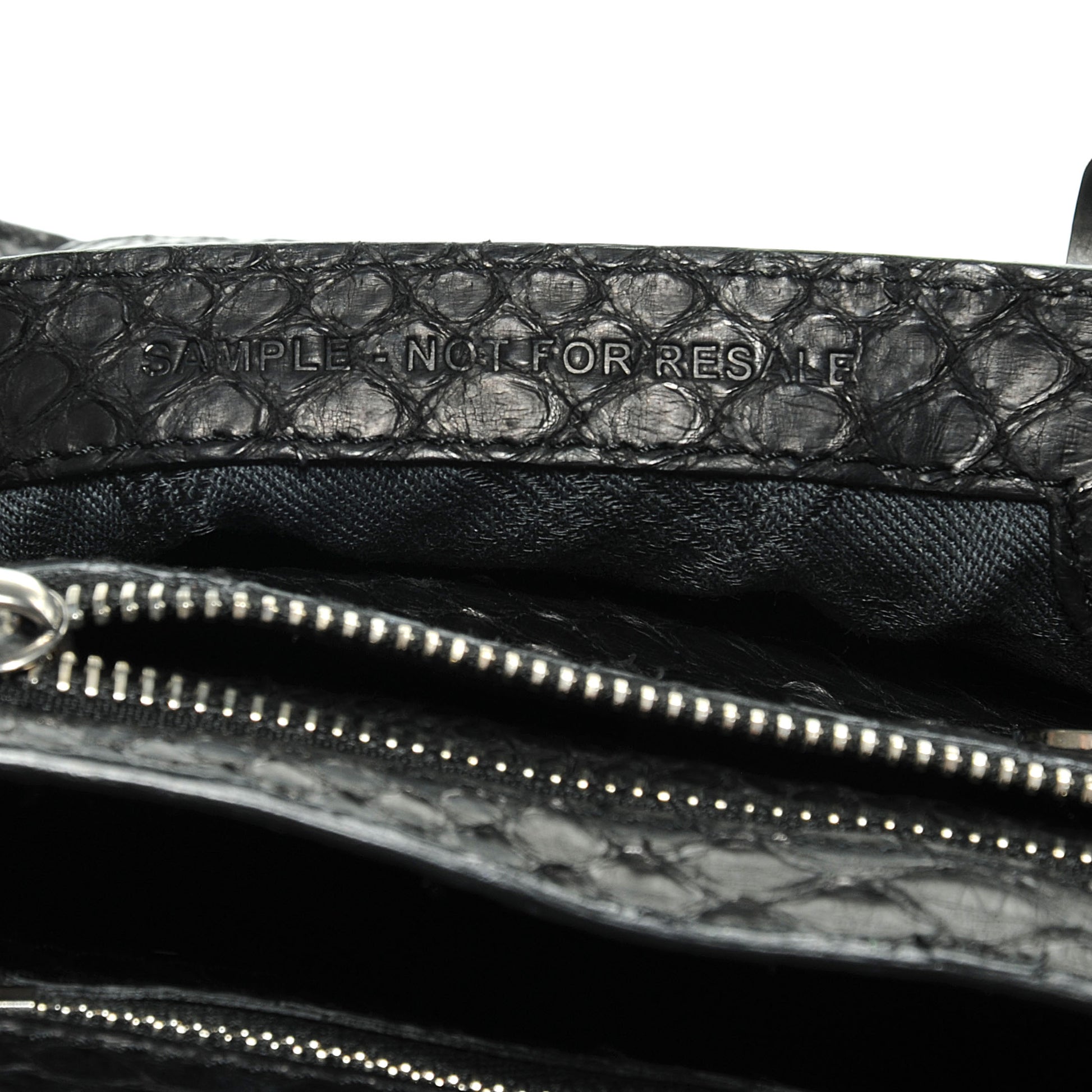 Proenza Schouler Python PS1 Medium Satchel Black 7 of 8