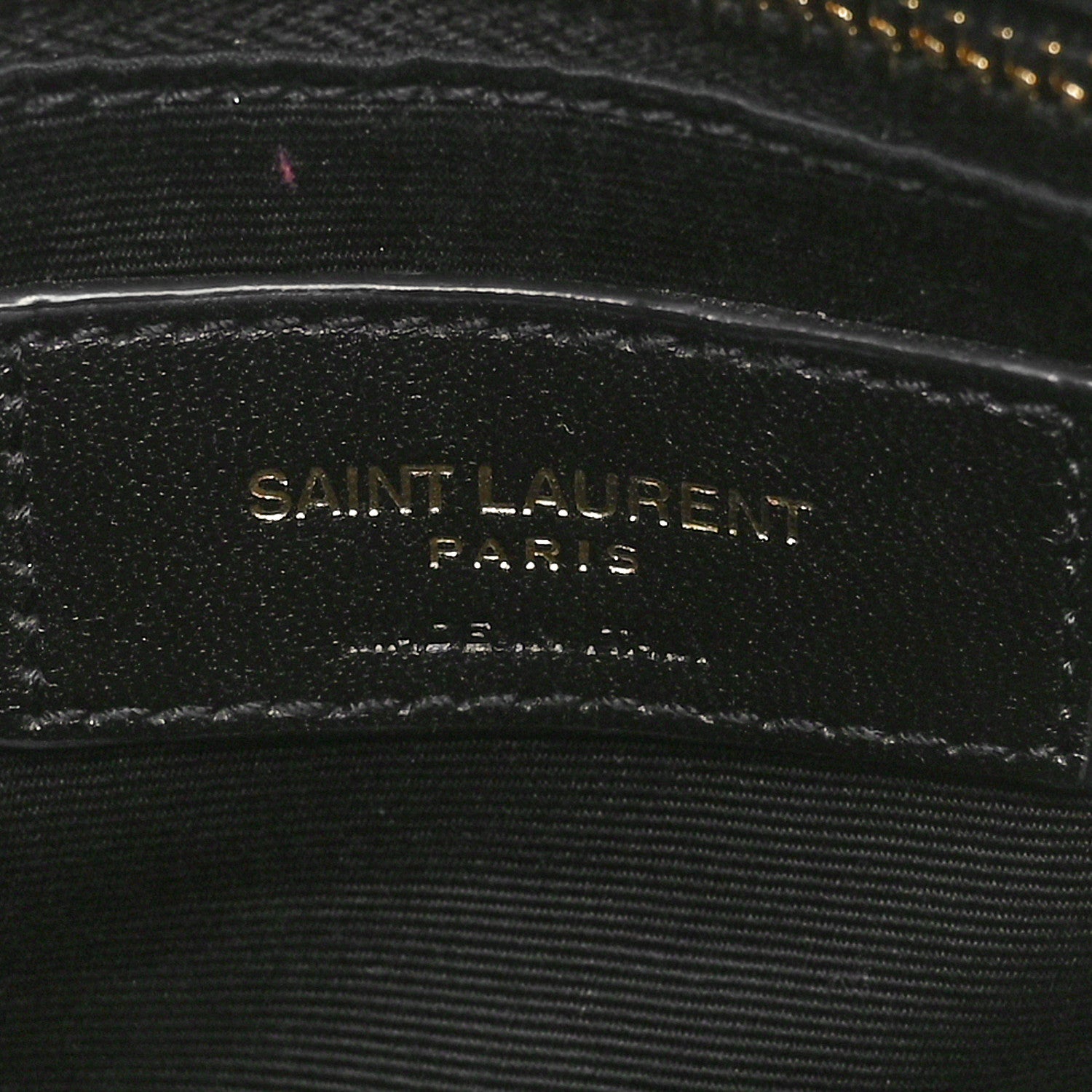 Saint Laurent Calfskin Y Quilted Monogram Toy Loulou Crossbody Bag Black 6 of 10
