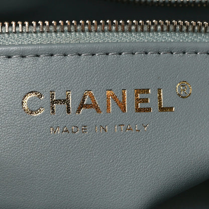 Chanel Lambskin Quilted Small Trendy CC Flap Dual Handle Bag Blue 6 of 10