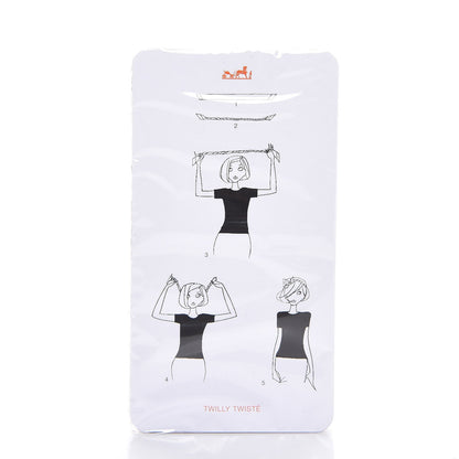 Hermes Knotting Cards Cartes A Nouer Carre Scarf Guide 3 of 5