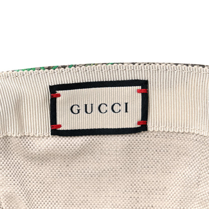 Gucci GG Supreme Flora Claudia Baseball Hat 58 L Red 8 of 9