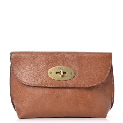 Mulberry Natural Vegetable Tanned Locked Cosmetic Pouch Oak 1 of 7