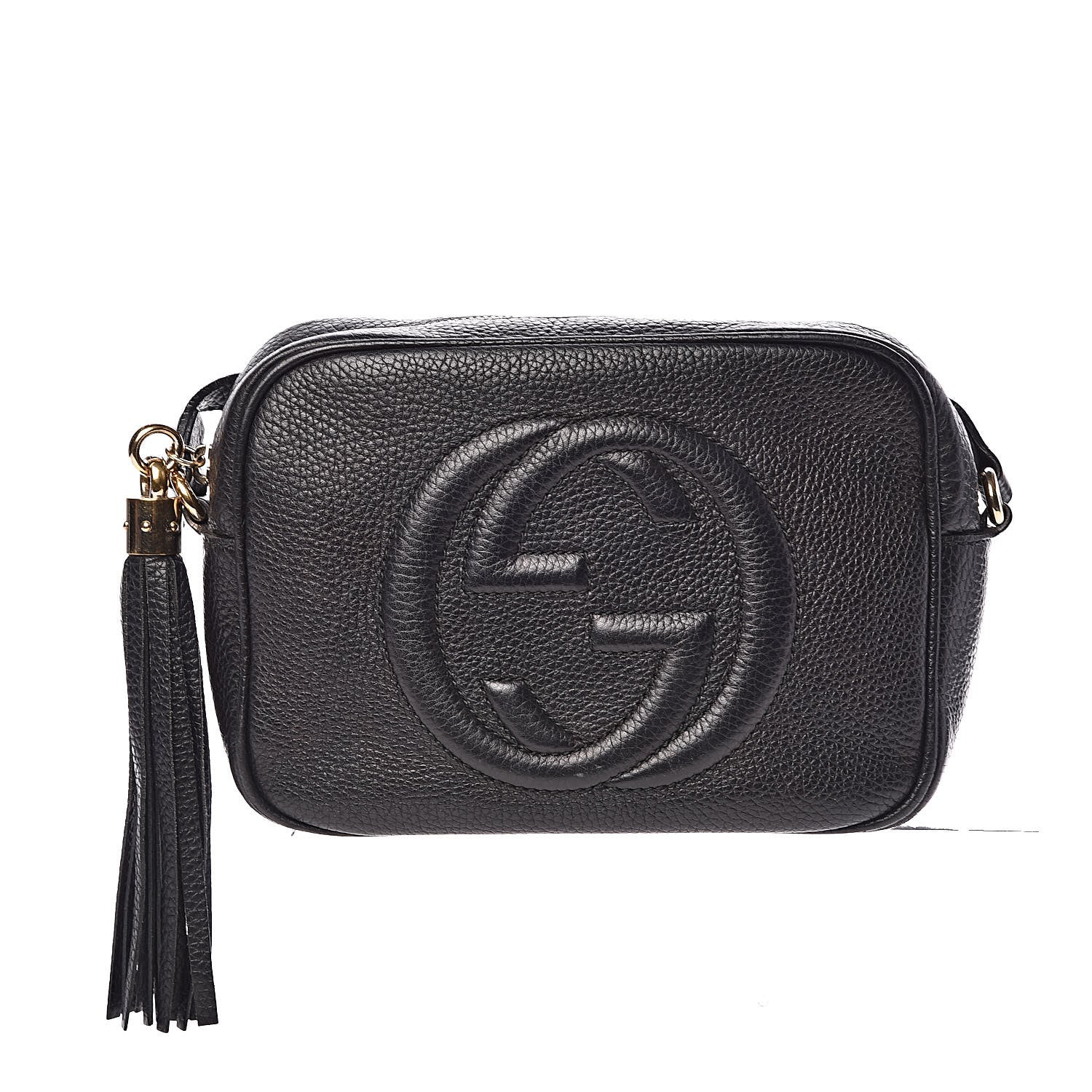 Gucci Pebbled Calfskin Small Soho Disco Bag Black 1 of 12