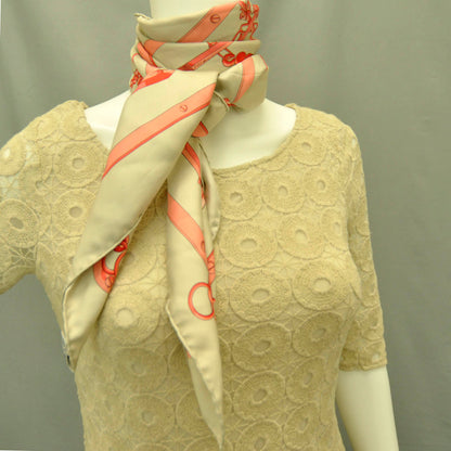 Hermes Silk Mors Et Gourmettes Scarf 90 2 of 8