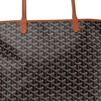 Goyard Goyardine Artois MM Black Gold 8 of 10