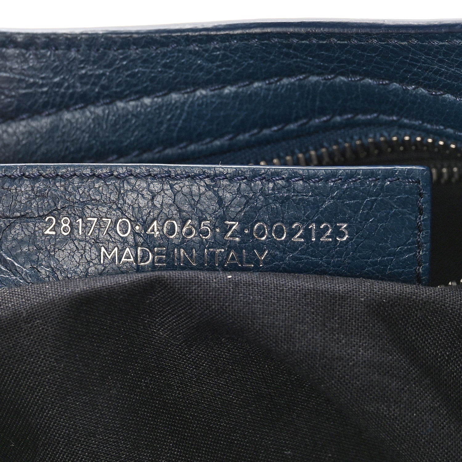 Balenciaga Agneau Giant 12 Silver Hardware City Bleu de Minuit 7 of 10