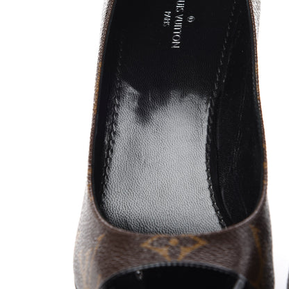 Louis Vuitton Patent Monogram Fetish Pump 36 9 of 11