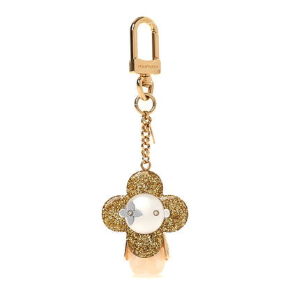 Louis Vuitton Strass Vivienne Porte Cles Charm Key Holder Gold 1 of 4