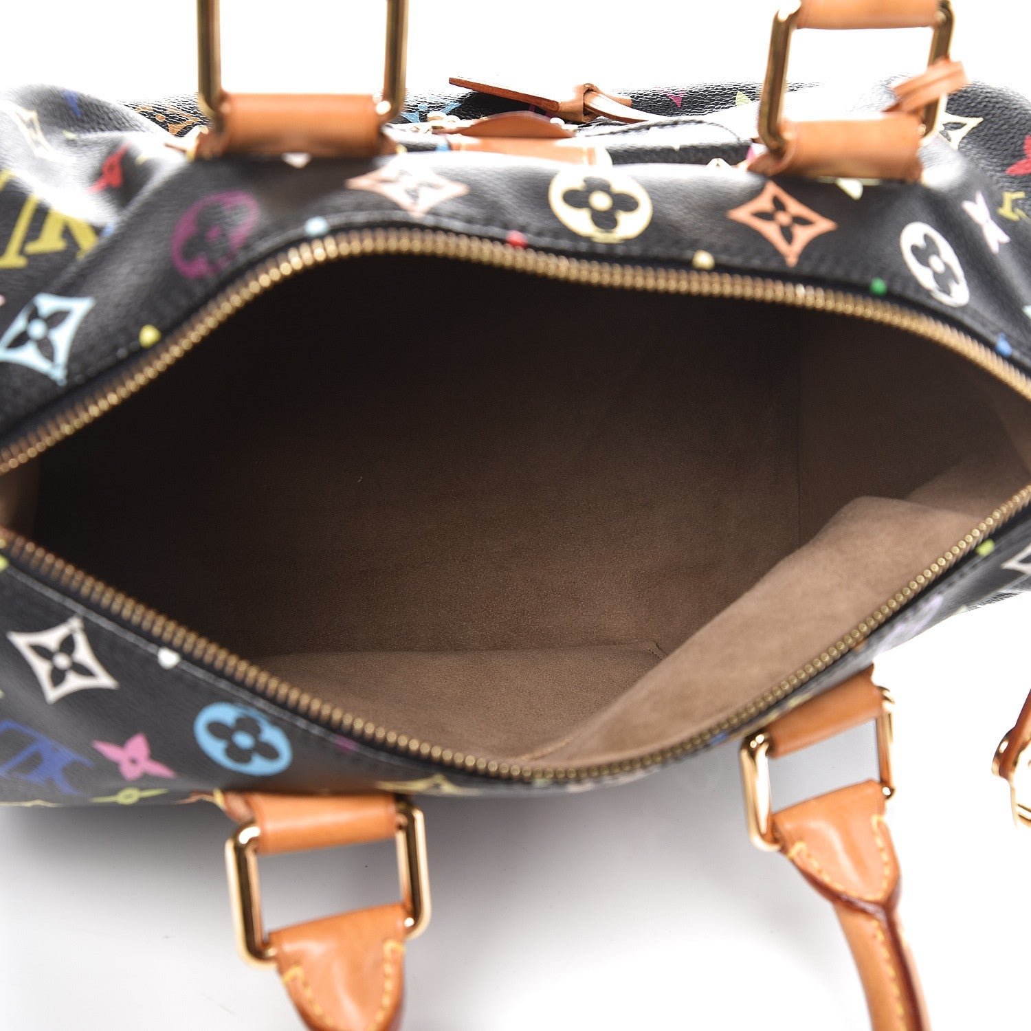 Louis Vuitton Monogram Multicolor Speedy 30 Black 5 of 8