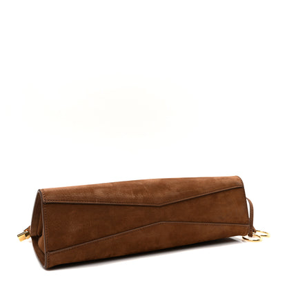 Alaia Nubuck Medium Le Click East West Bag Umber 4 of 9