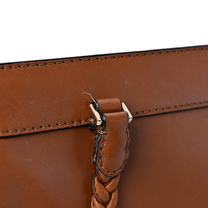 Valentino Garavani Vitello Lace Demetra Satchel Cognac 22 of 34