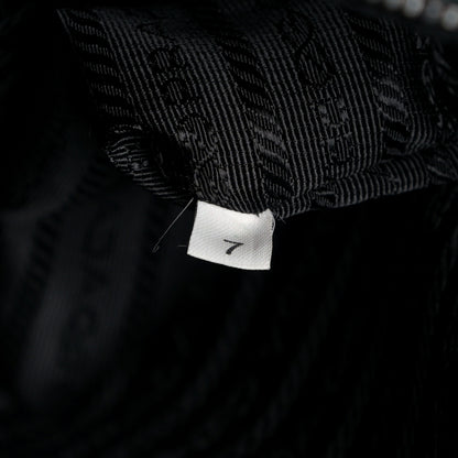 Prada Nylon Tessuto City Calf Shopping Tote Black 7 of 10