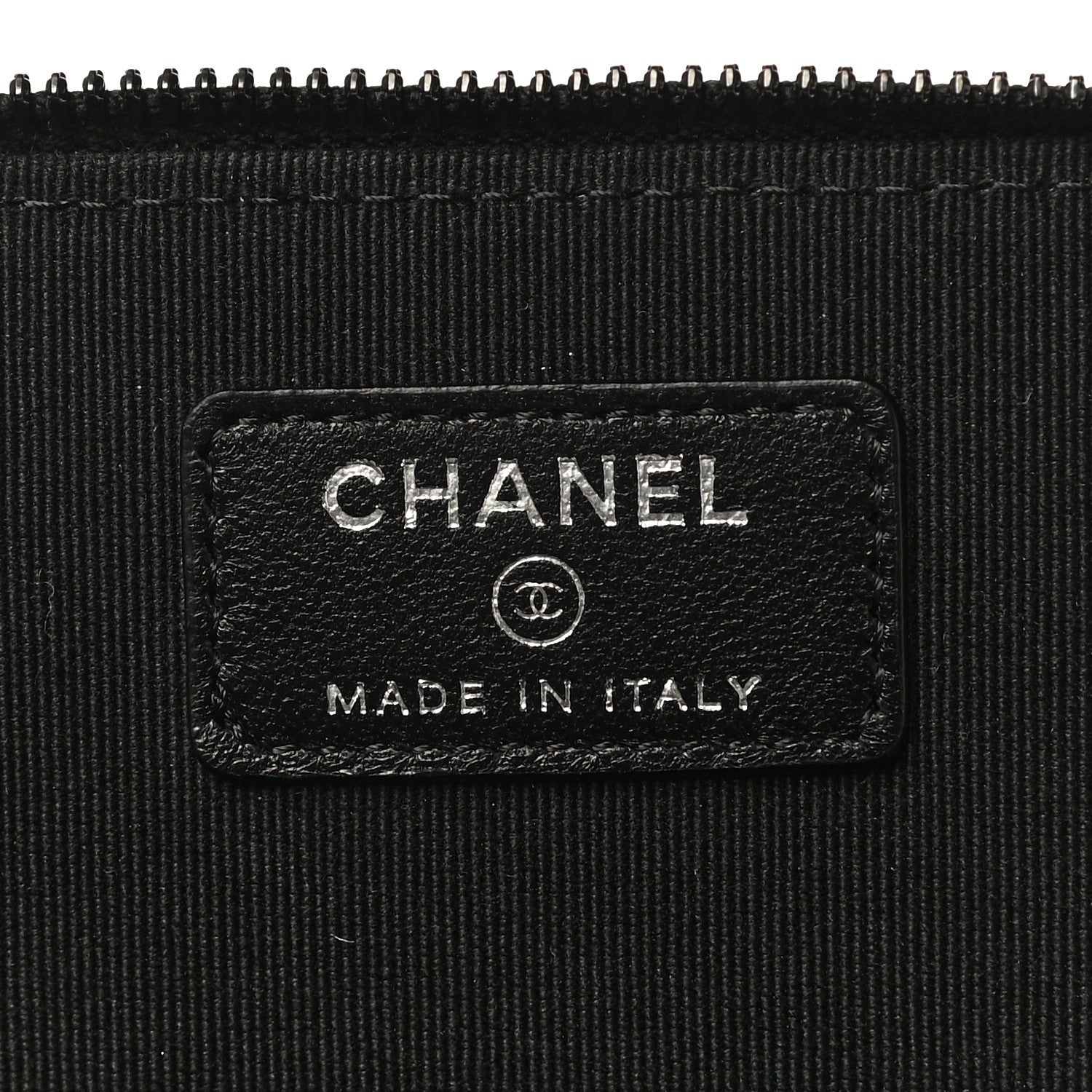 Chanel Velvet Quilted Small Vanity Case With Chain Black 5 of 10