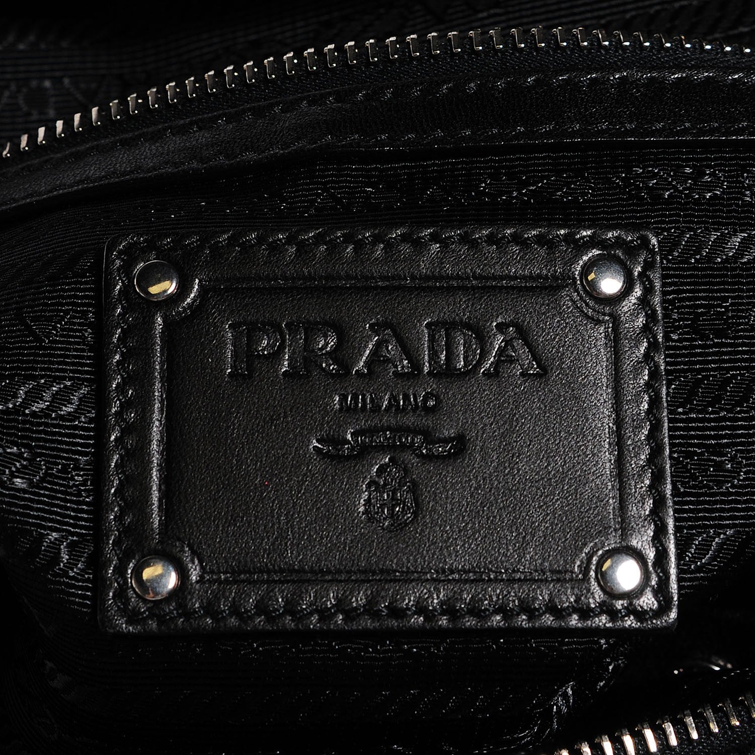 Prada Lace Pizzo S Bowler Black 7 of 10