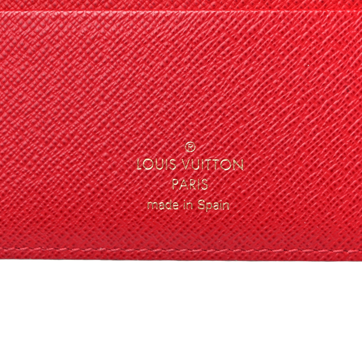 Louis Vuitton Damier Ebene Insolite Wallet Rouge 6 of 15