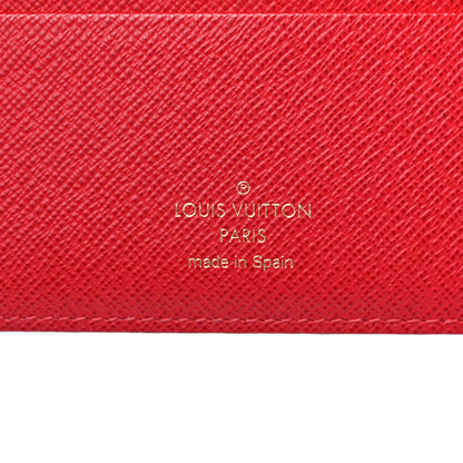 Louis Vuitton Damier Ebene Insolite Wallet Rouge 6 of 15