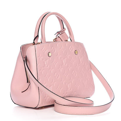 Louis Vuitton Empreinte Montaigne BB Rose Ballerine 3 of 10