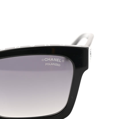 Chanel Acetate Polarized Square Sunglasses 5417-A Black 7 of 10