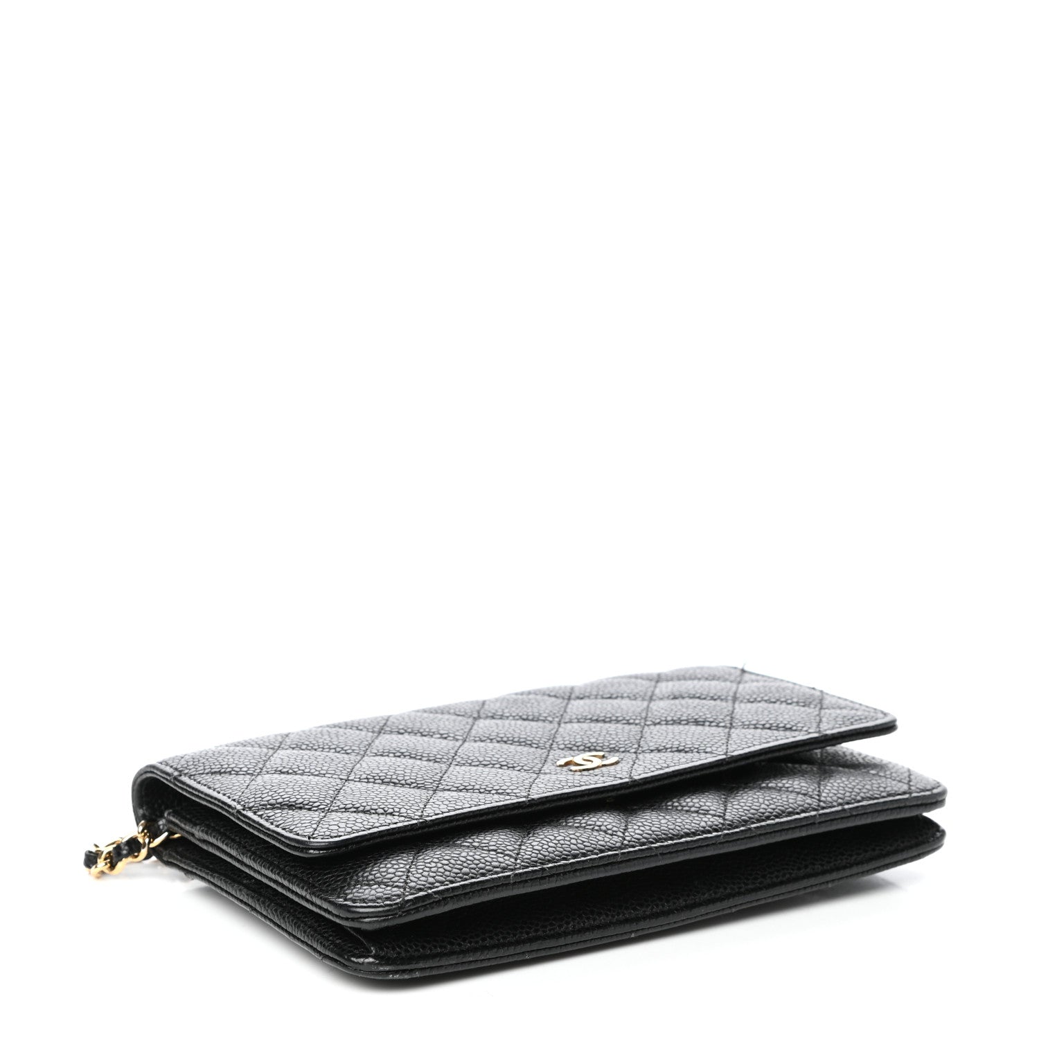 Chanel Caviar Quilted Wallet On Chain WOC Black 4 of 13