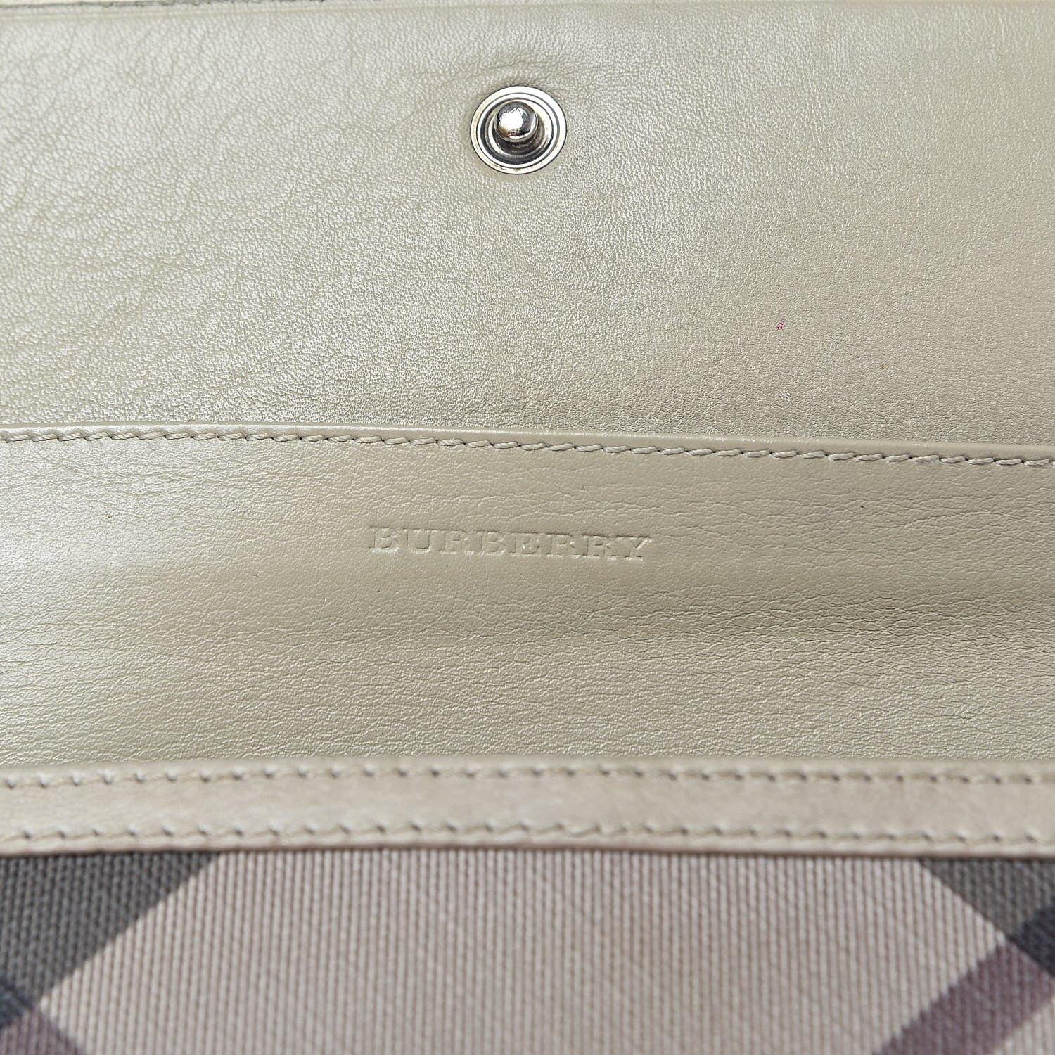 Burberry Smoked Check Continental Wallet Trench 6 of 16