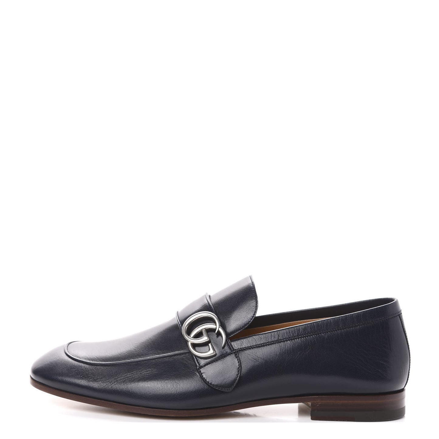 Goatskin Mens GG Loafers 10 Blue