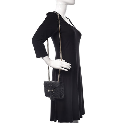Gucci Microguccissima Mini Emily Shoulder Bag Black 2 of 9