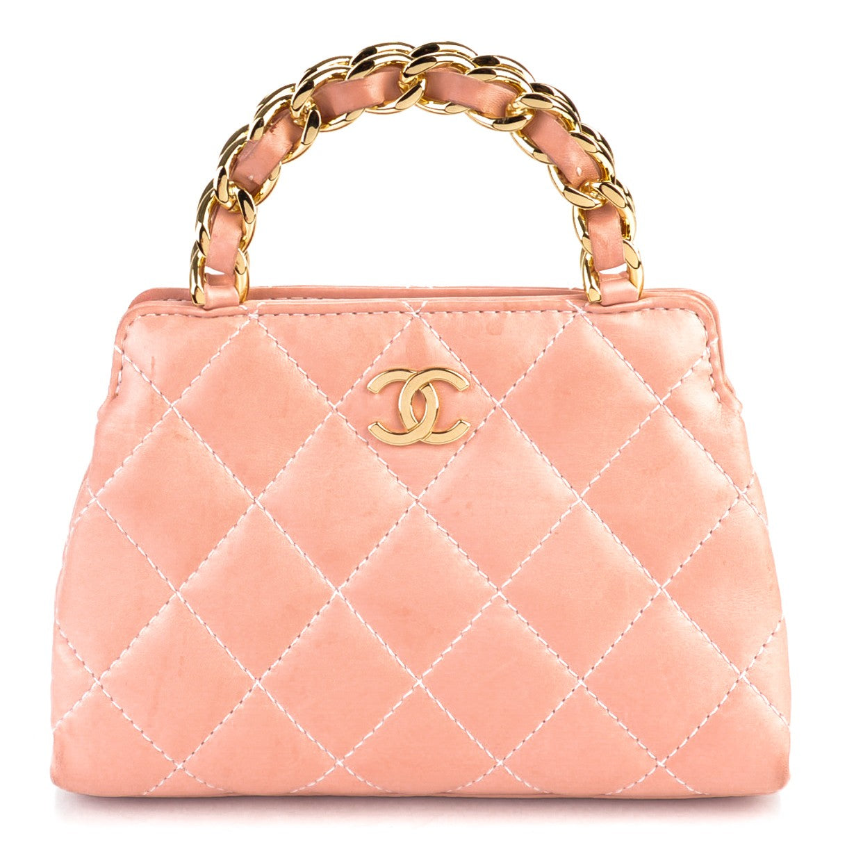Chanel Lambskin Quilted Small Kelly Bag Pink 1 of 7