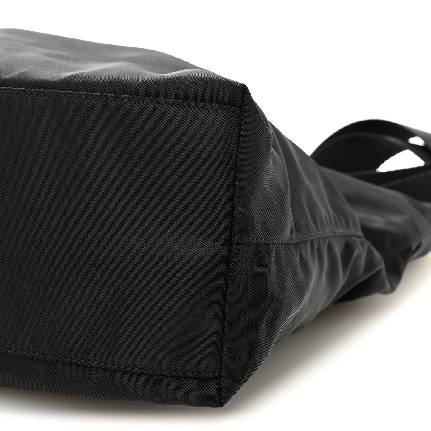 Tessuto Nylon Shopping Tote Black