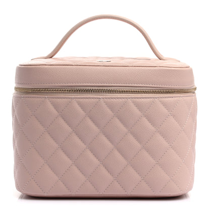Chanel Caviar Quilted Large Vanity Pouch Light Pink 1 of 9