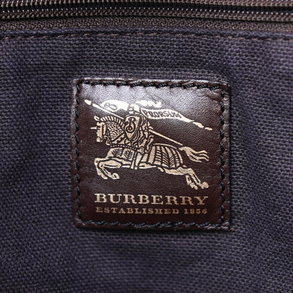 Burberry Haymarket Check Large Nick Tote Chocolate 6 of 12