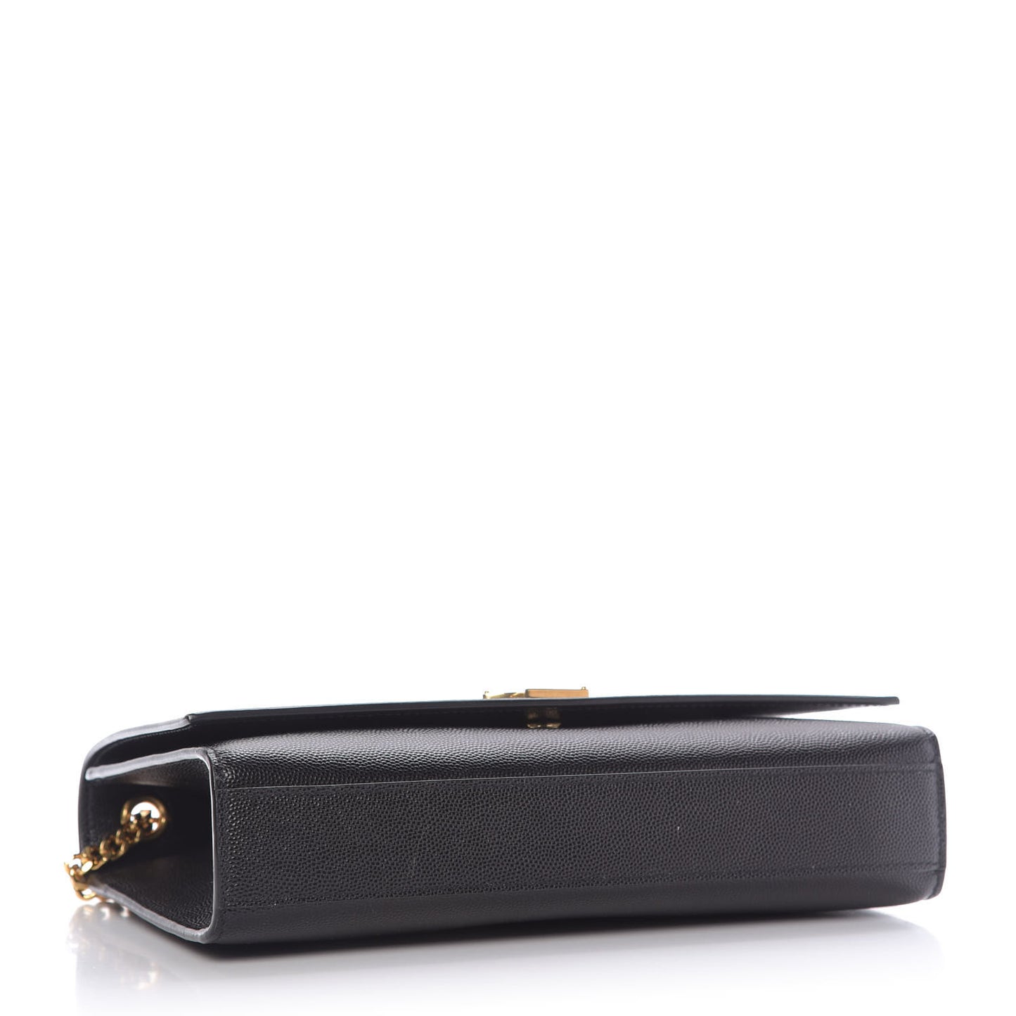 Grain De Poudre Medium Classic Monogram Kate Satchel Black