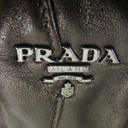 Prada Nappa Mordore Stripes Shoulder Bag Graphite 10 of 10