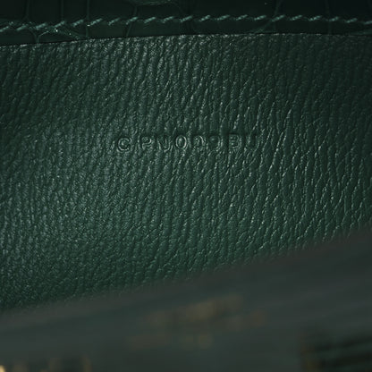 Hermes Shiny Alligator Constance Long Wallet Vert Emeraude 7 of 10