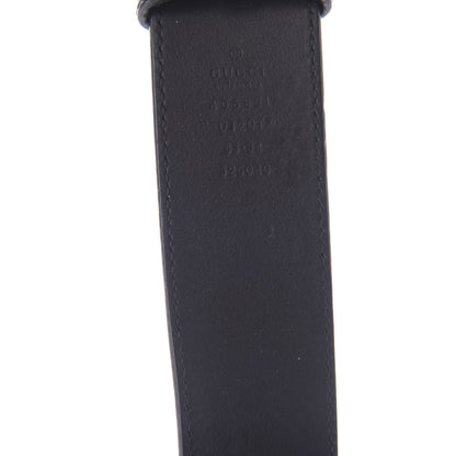 Gucci Textured Calfskin Double G 40mm Belt 85 34 Black 3 of 3