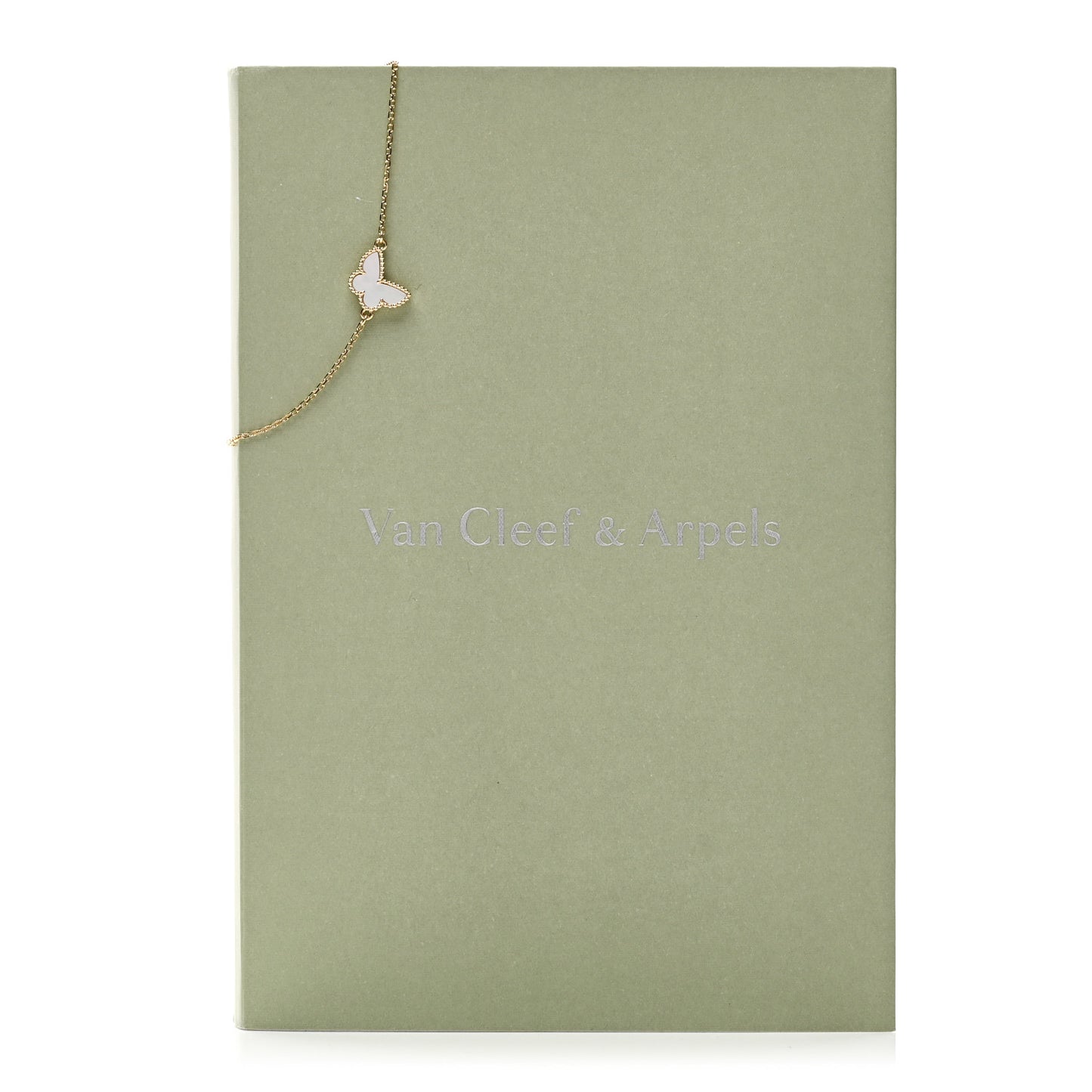 18K Yellow Gold Mother of Pearl Sweet Alhambra Butterfly Bracelet