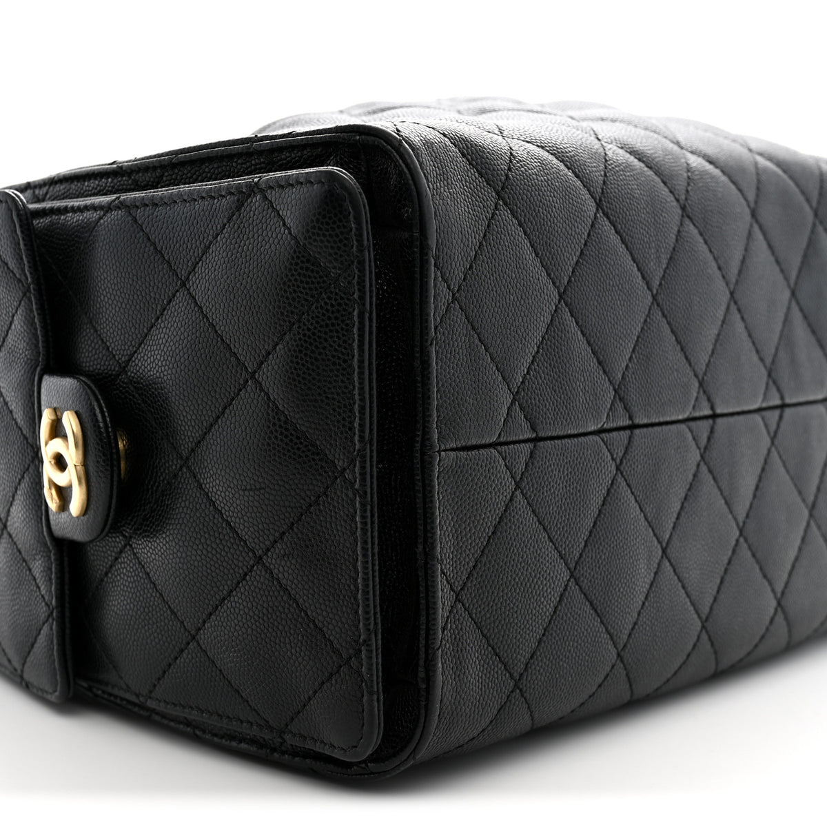 Caviar Quilted Small Chanel 25 Handbag Black